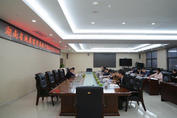 省地质院党委班子召开2024年度民主生活会